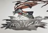 Fishing Scene Metal Wall Art - Metal Fishing Wall Art - Fishing Decor - Fishing Wall Art