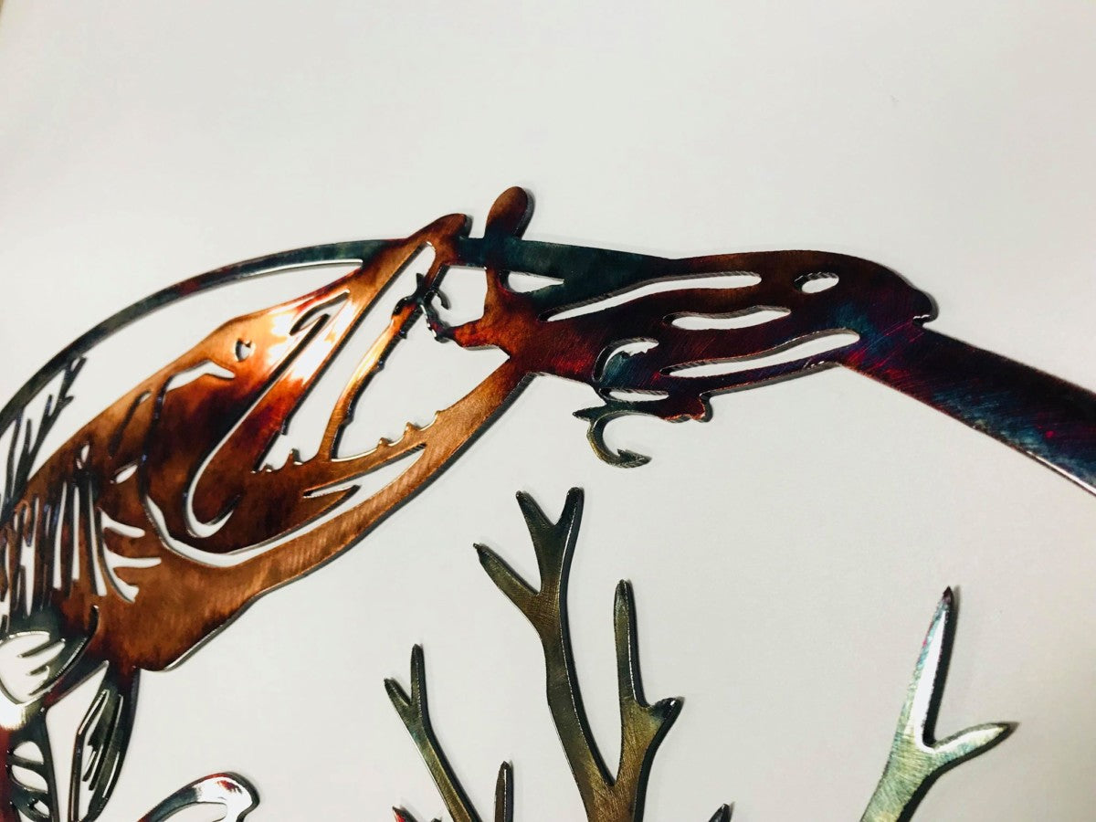 Pike Strike Metal Wall Art