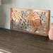 Tropical Leaf Floral Rectangle Sign Metal Wall Art | Outdoor Patio Decor | Framed Art or Vent Cover | Unique Handmade Decor