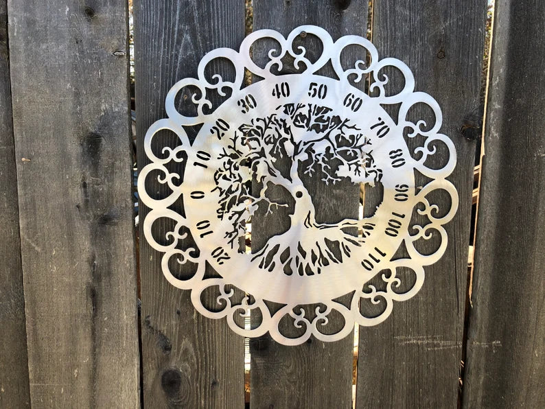Tree of life Thermometer Indoor or Outdoor