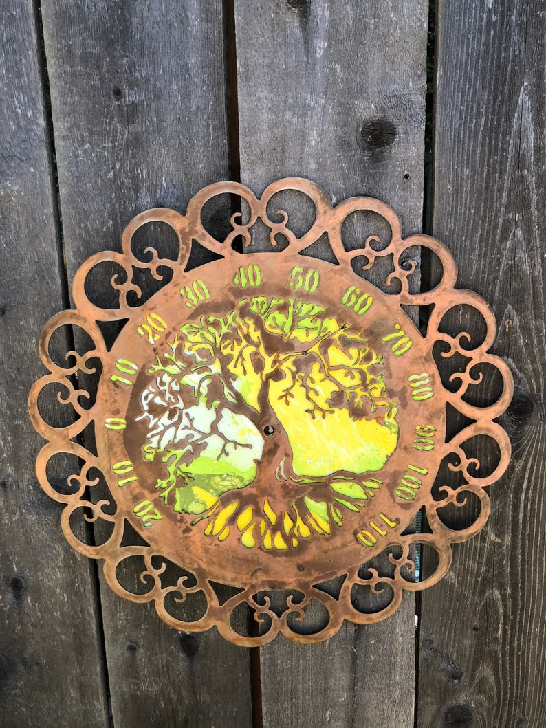 Tree of life Thermometer Indoor or Outdoor